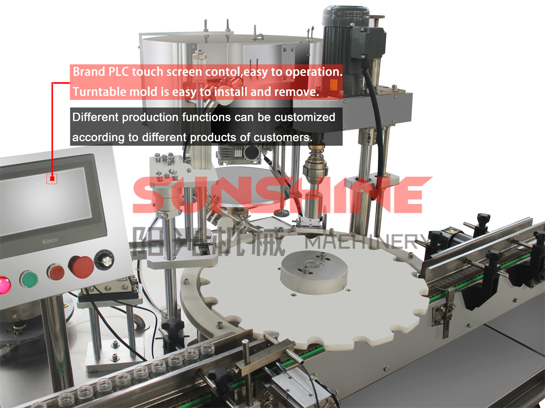 The characteristics of Automatic filling and capping machine